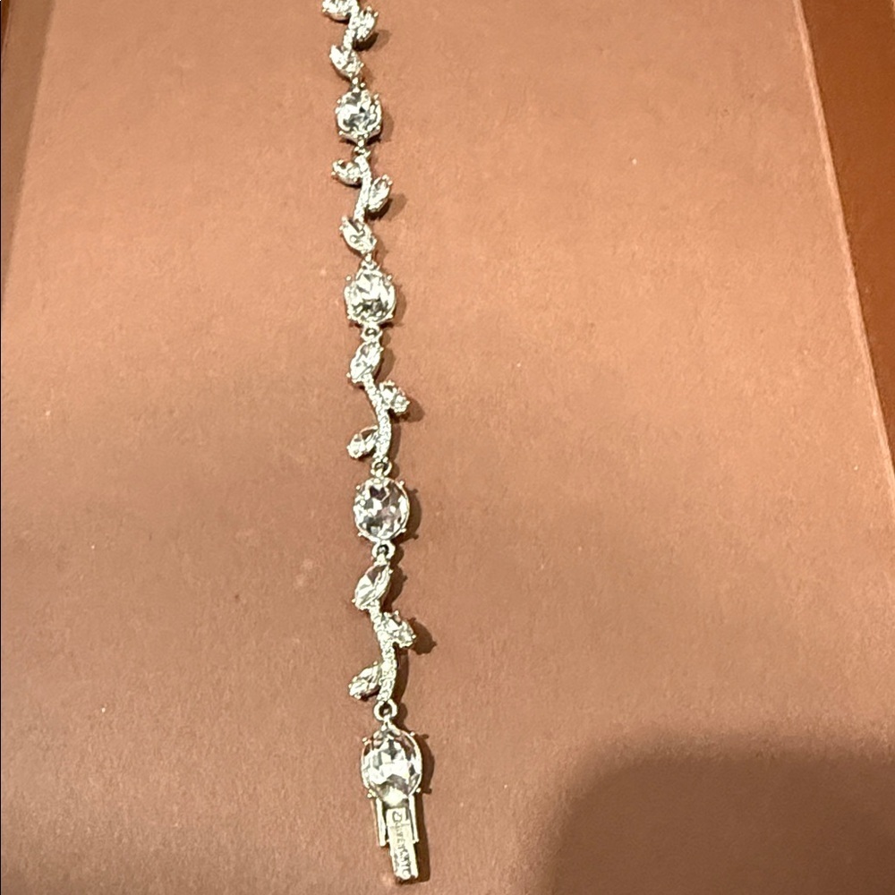 Givenchy Crystal-Embellished Silver Bracelet - Picture 2 of 7